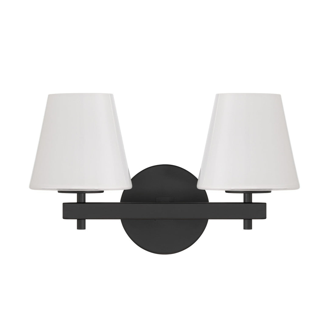Crystorama - COL-202-BK - Two Light Wall Sconce - Colton - Black