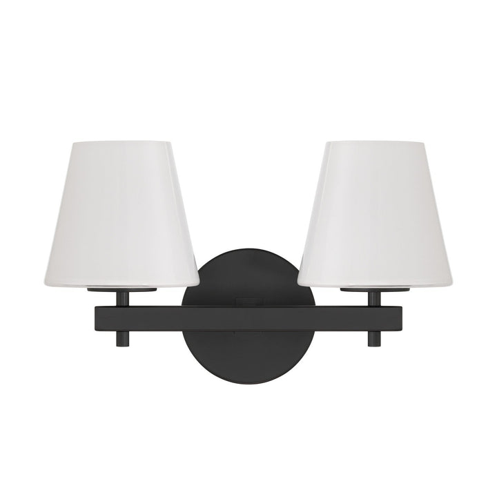 Crystorama - COL-202-BK - Two Light Wall Sconce - Colton - Black
