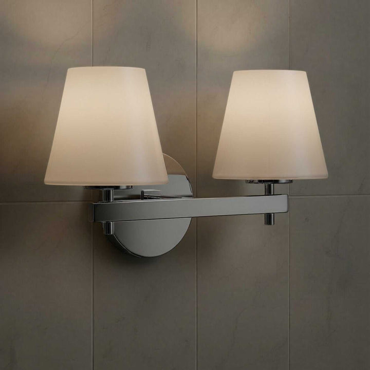 Crystorama - COL-202-CH - Two Light Wall Sconce - Colton - Polished Chrome