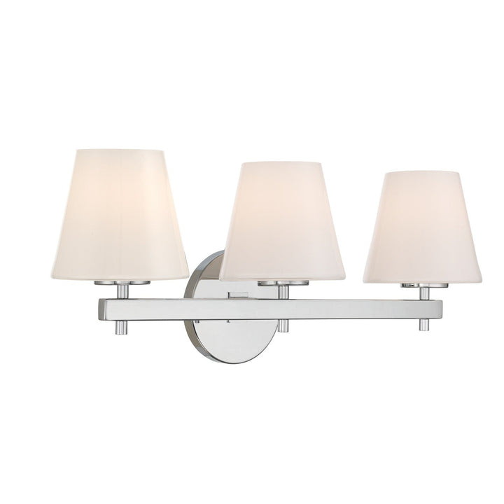 Crystorama - COL-203-CH - Three Light Bath - Colton - Polished Chrome