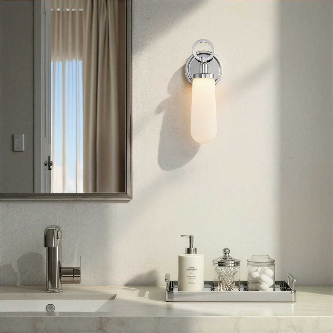Crystorama - CVN-731-PN - LED Wall Sconce - Calvin - Polished Nickel