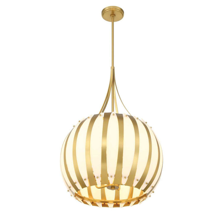 Crystorama - DRA-8003-LG - Five Light Chandelier - Daria - Luxe Gold