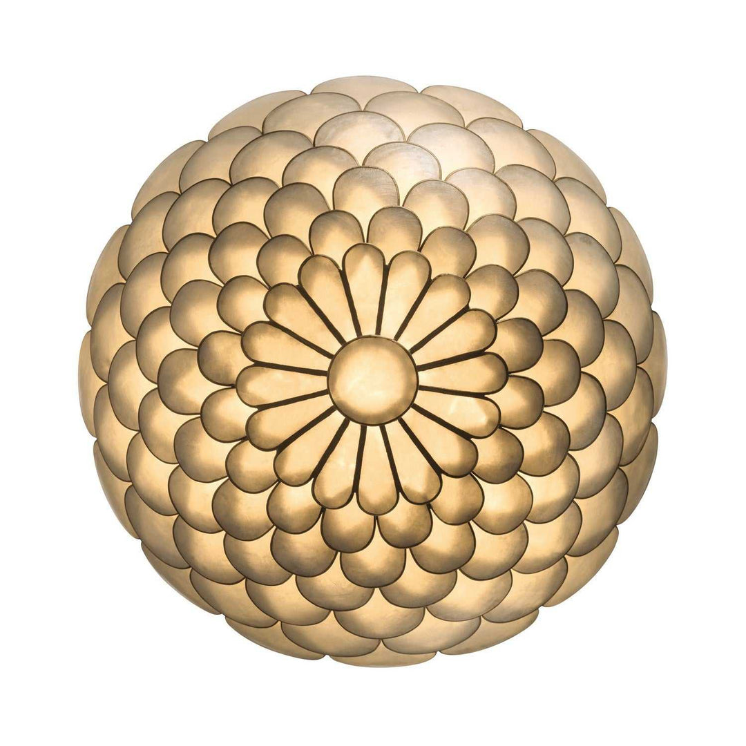 Crystorama - DRB-7000-SG - Three Light Semi Flush Mount - Darby - Soft Gold