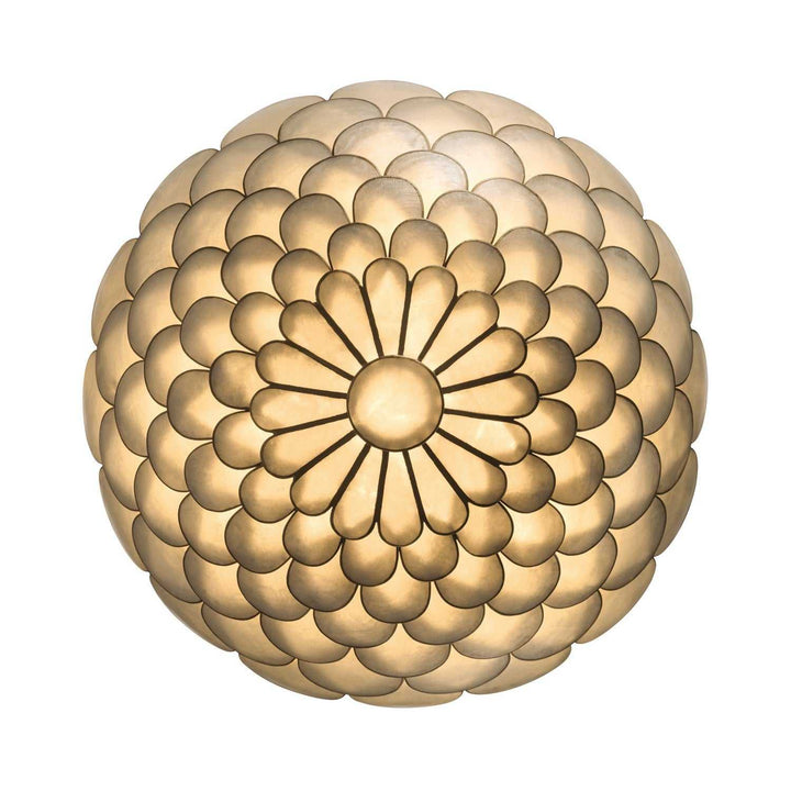 Crystorama - DRB-7000-SG - Three Light Semi Flush Mount - Darby - Soft Gold