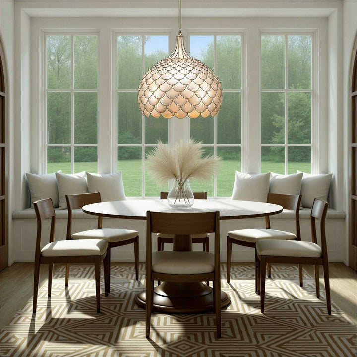 Crystorama - DRB-7005-SG - Five Light Pendant - Darby - Soft Gold