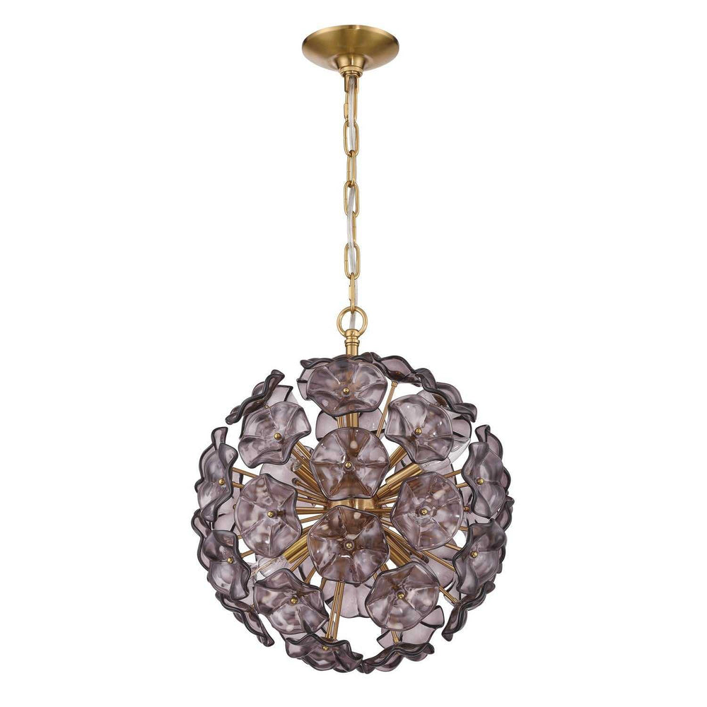 Crystorama - ESM-4005-AG-SM - Six Light Chandelier - Esme - Aged Brass
