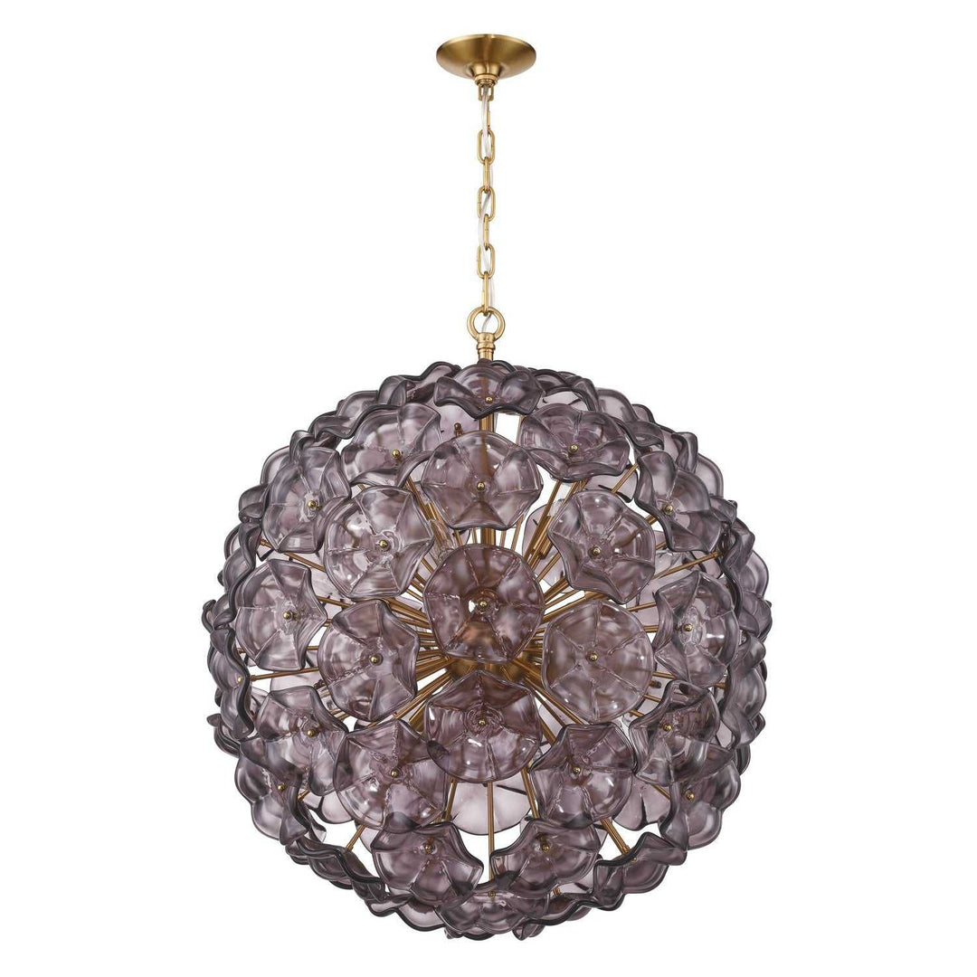 Crystorama - ESM-4009-AG-SM - 12 Light Chandelier - Esme - Aged Brass