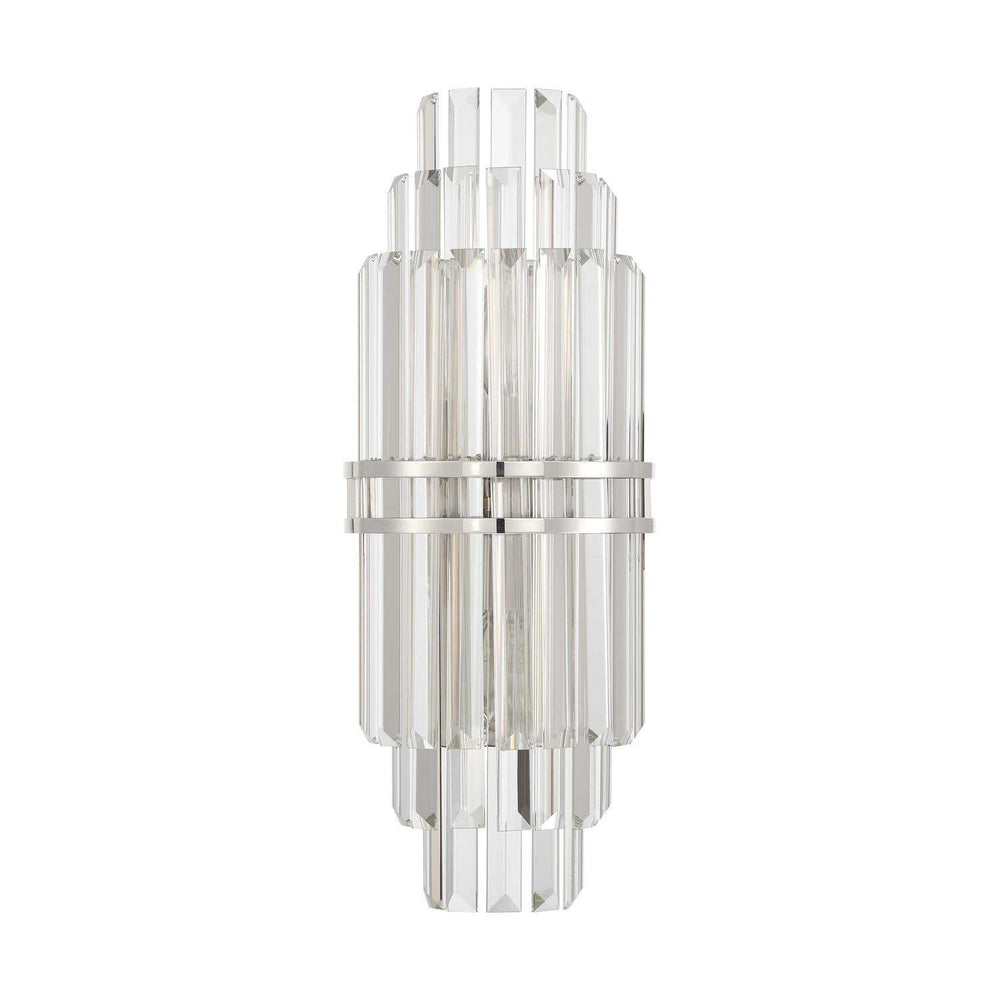 Crystorama - HAY-1411-PN - Two Light Wall Sconce - Hayes - Polished Nickel
