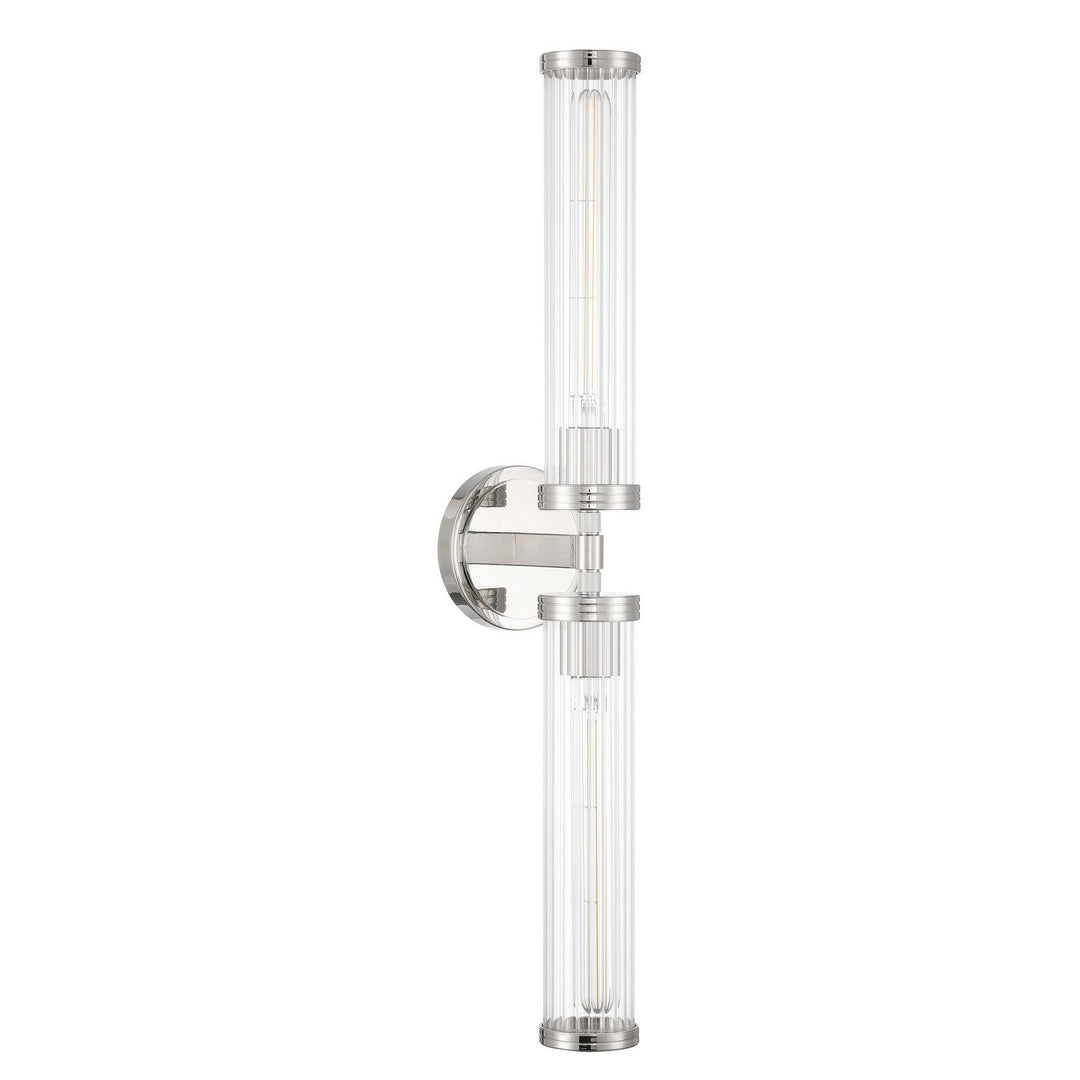 Crystorama - JAR-2302-PN - LED Wall Sconce - Jarvis - Polished Nickel
