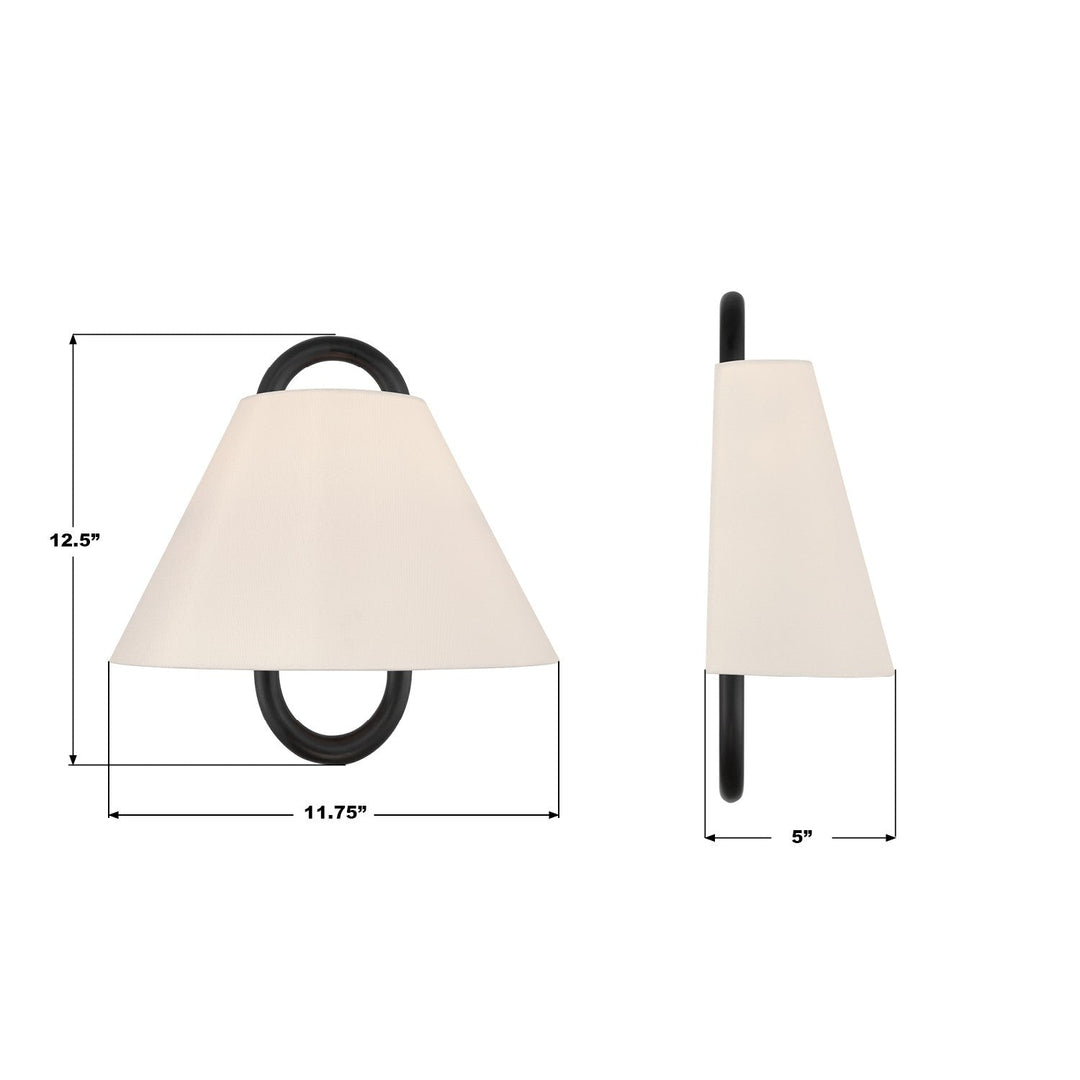 Crystorama - JOJ-801-VG-MK - One Light Wall Sconce - Jojo - Vibrant Gold
