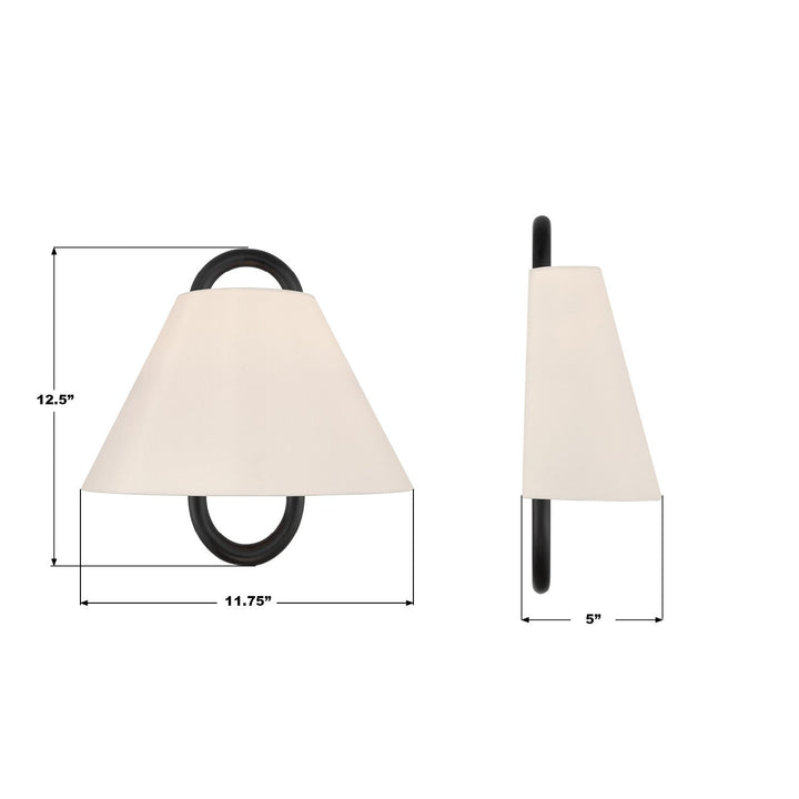 Crystorama - JOJ-801-VG-MK - One Light Wall Sconce - Jojo - Vibrant Gold