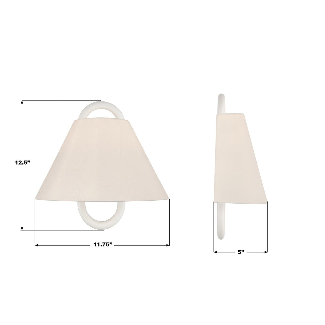 Crystorama - JOJ-801-VG-MT - One Light Wall Sconce - Jojo - Vibrant Gold