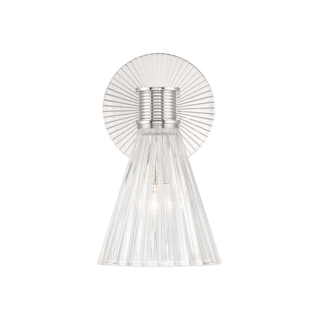 Crystorama - LOT-701-PN - One Light Wall Sconce - Lotus - Polished Nickel