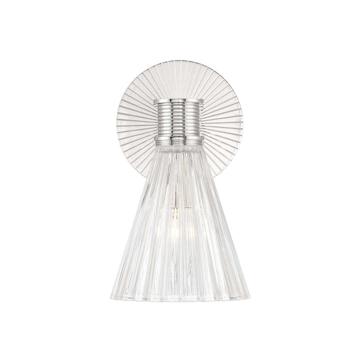 Crystorama - LOT-701-PN - One Light Wall Sconce - Lotus - Polished Nickel
