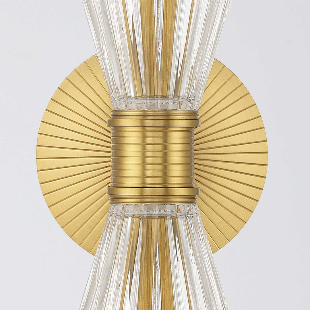 Crystorama - LOT-702-LG - Two Light Wall Sconce - Lotus - Luxe Gold