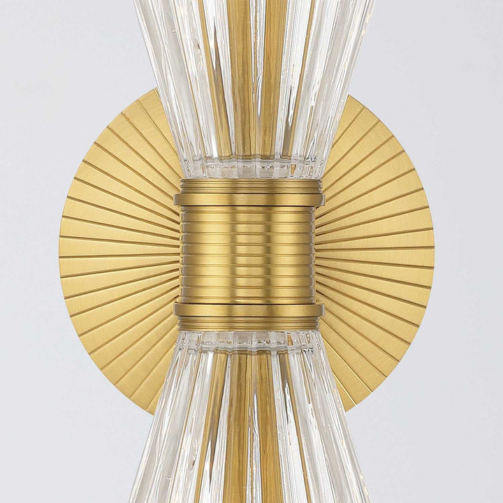 Crystorama - LOT-702-LG - Two Light Wall Sconce - Lotus - Luxe Gold