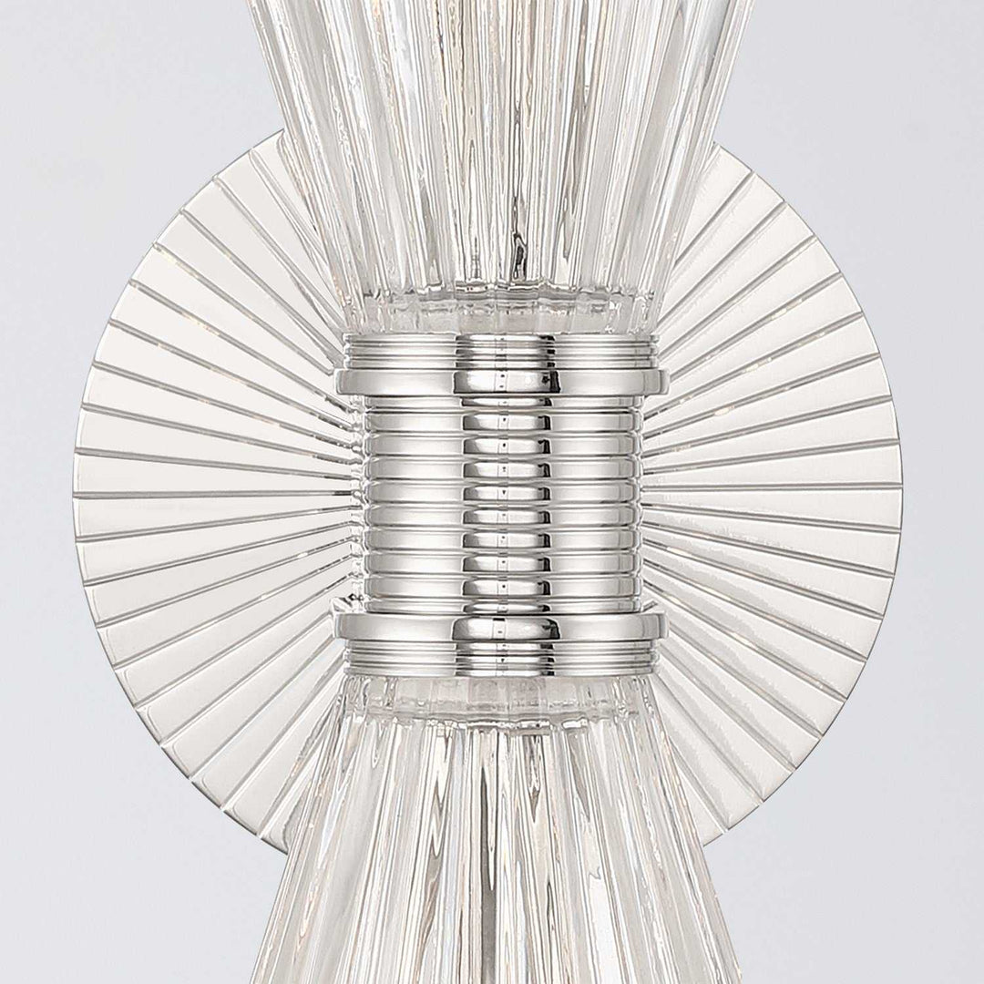 Crystorama - LOT-702-PN - Two Light Wall Sconce - Lotus - Polished Nickel