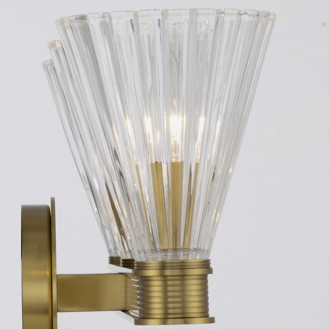 Crystorama - LOT-703-LG - Three Light Bath - Lotus - Luxe Gold