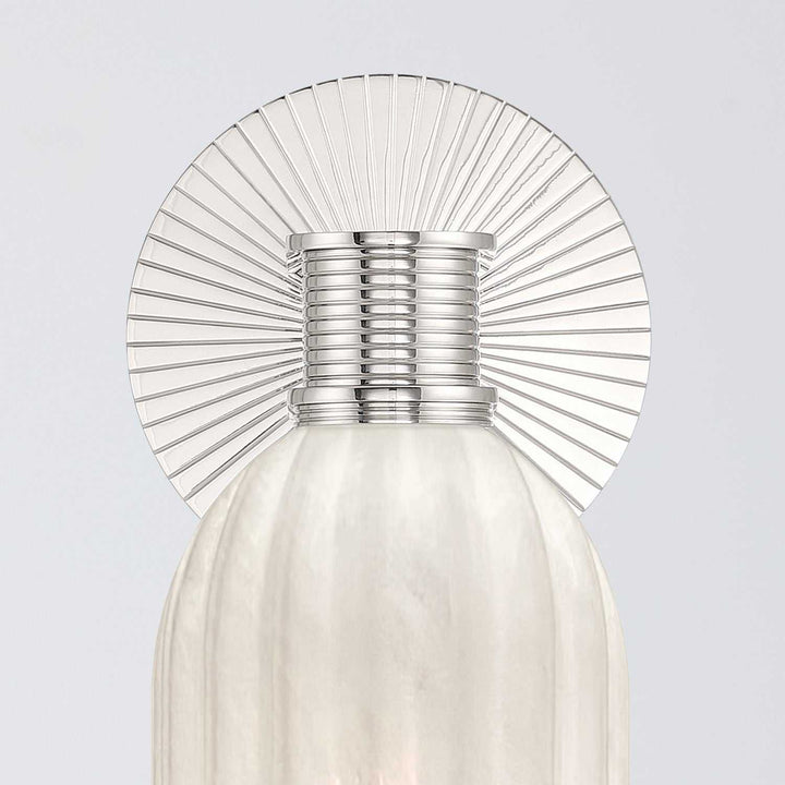 Crystorama - LOT-711-PN - One Light Wall Sconce - Lotus - Polished Nickel
