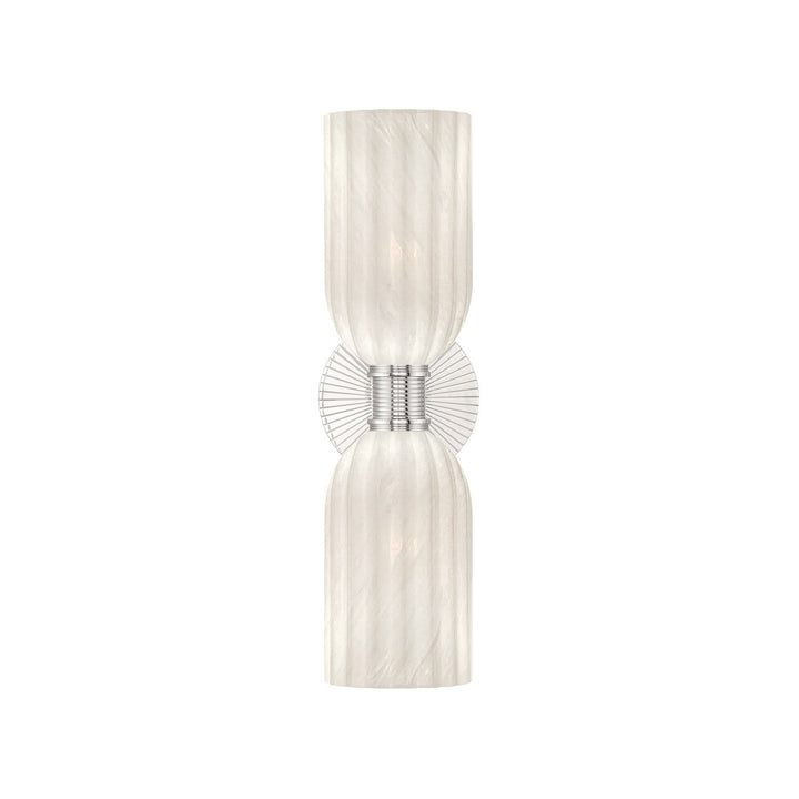 Crystorama - LOT-712-PN - Two Light Wall Sconce - Lotus - Polished Nickel