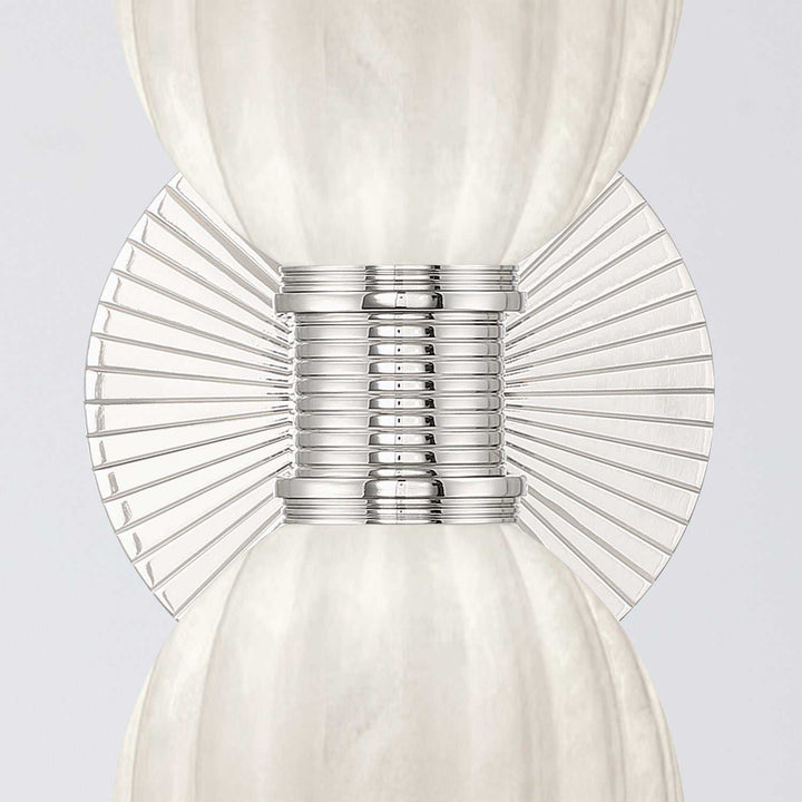 Crystorama - LOT-712-PN - Two Light Wall Sconce - Lotus - Polished Nickel