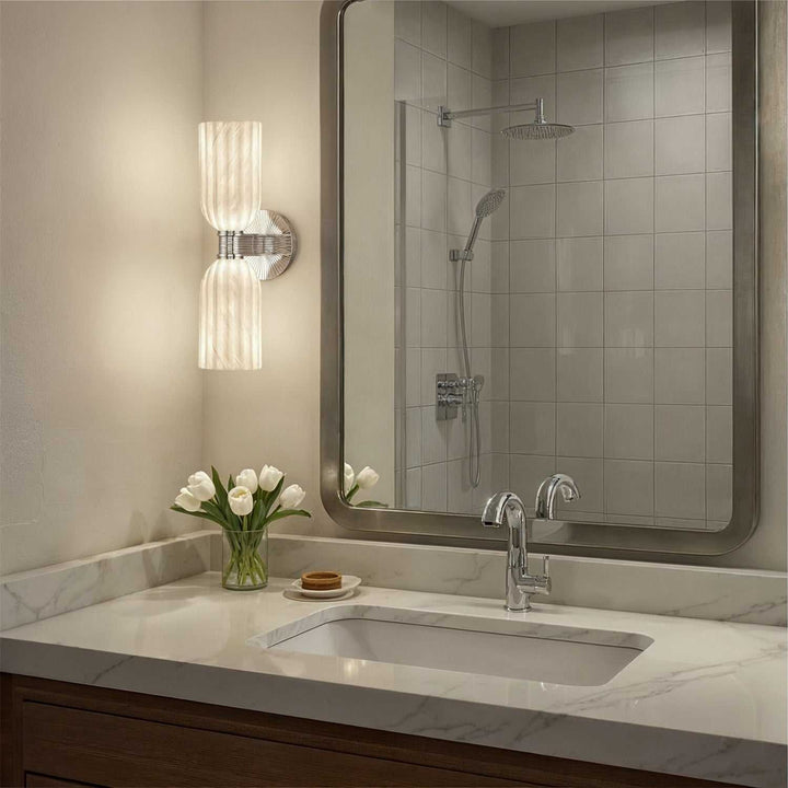 Crystorama - LOT-712-PN - Two Light Wall Sconce - Lotus - Polished Nickel