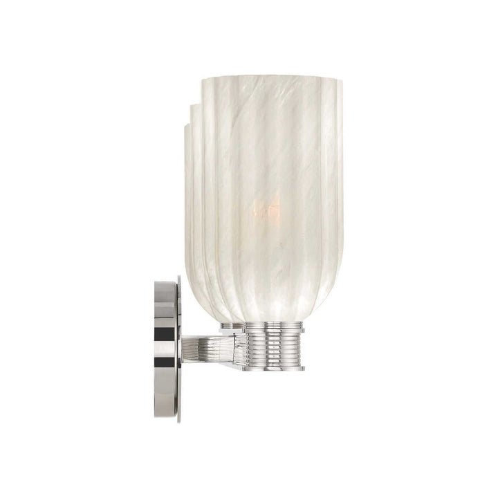 Crystorama - LOT-713-PN - Three Light Bath - Lotus - Polished Nickel
