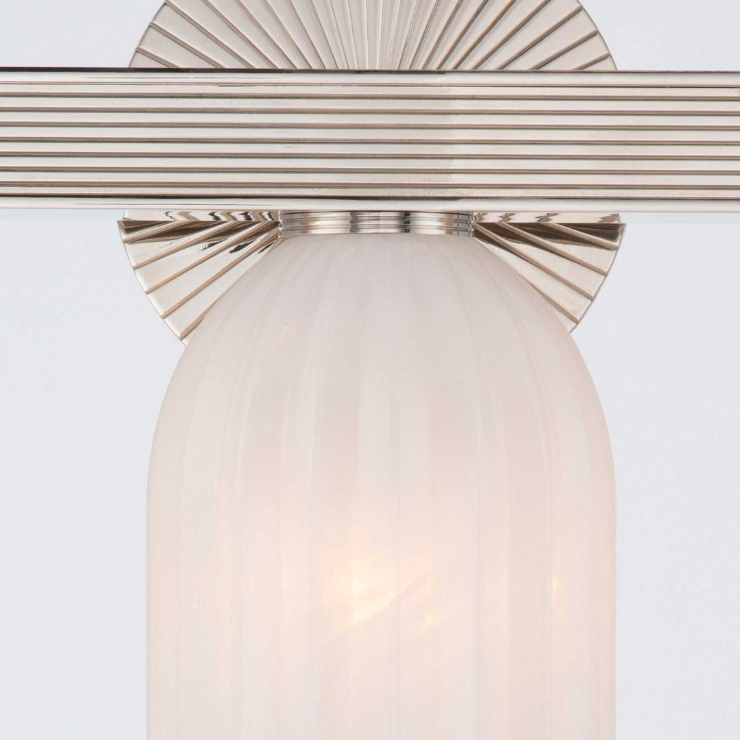 Crystorama - LOT-713-PN - Three Light Bath - Lotus - Polished Nickel