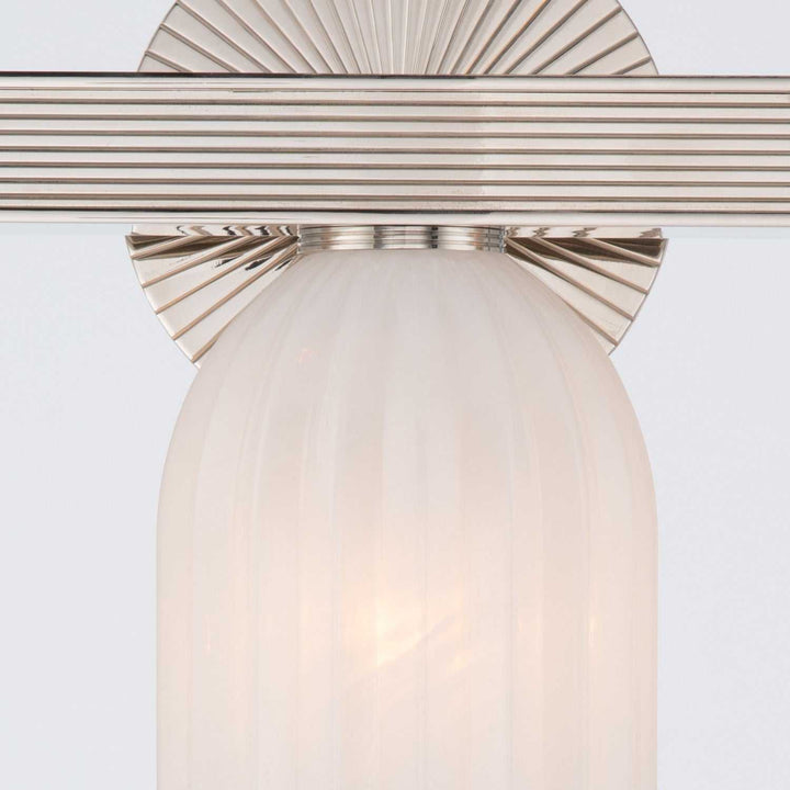 Crystorama - LOT-713-PN - Three Light Bath - Lotus - Polished Nickel