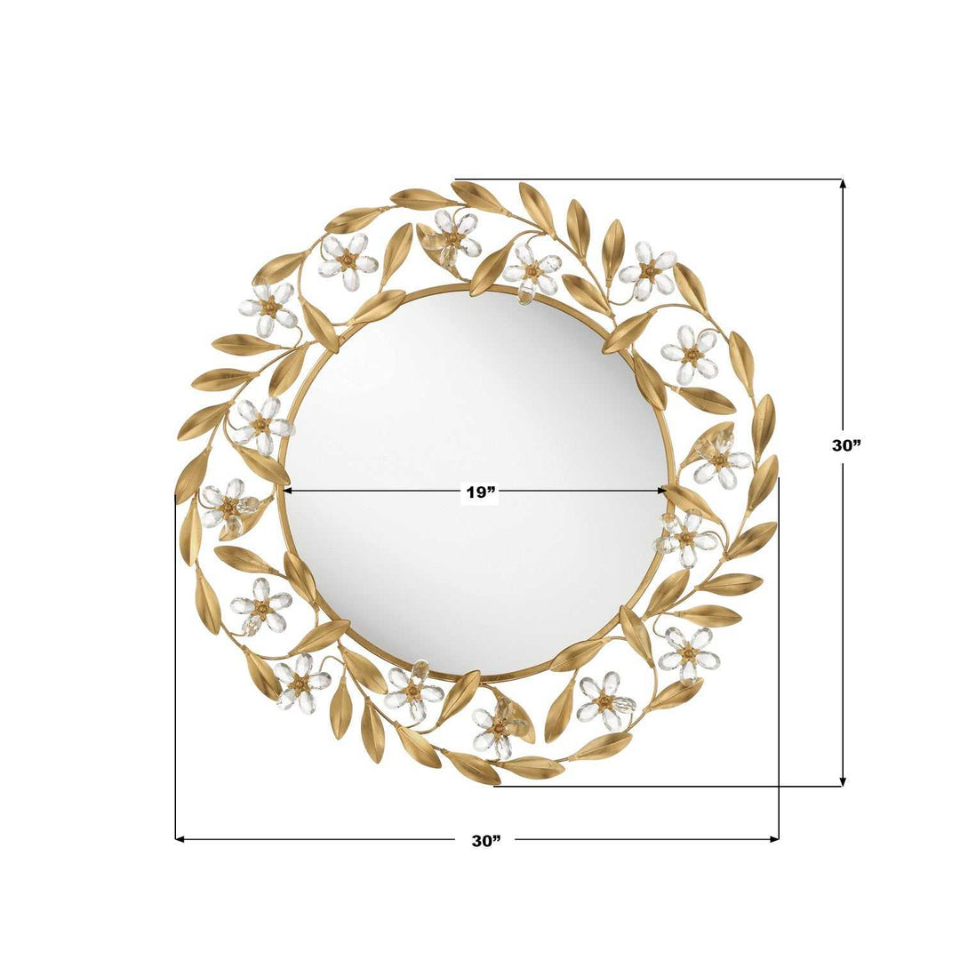 Crystorama - MSL-M030-GA - Mirror - Marselle - Antique Gold