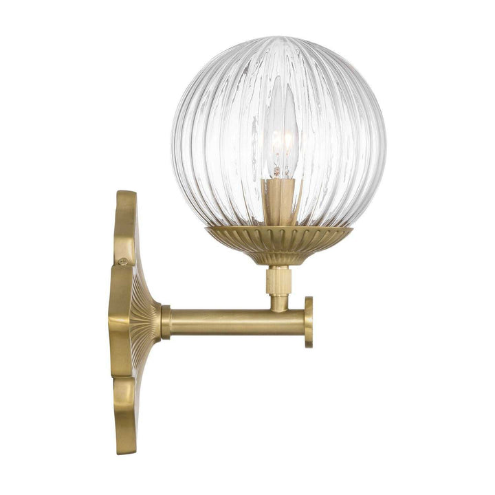 Crystorama - ORY-1001-AG-CL - One Light Wall Sconce - Orly - Aged Brass