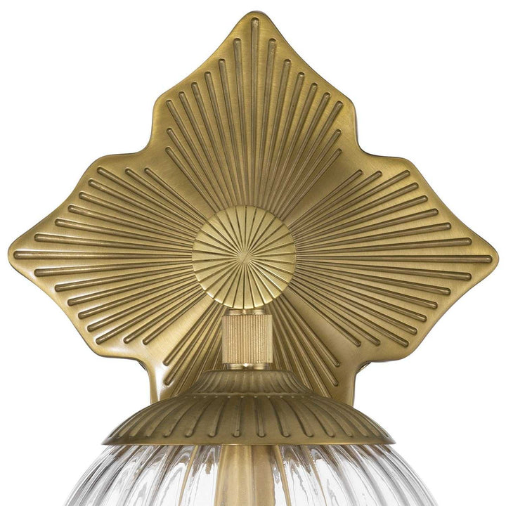 Crystorama - ORY-1001-AG-CL - One Light Wall Sconce - Orly - Aged Brass