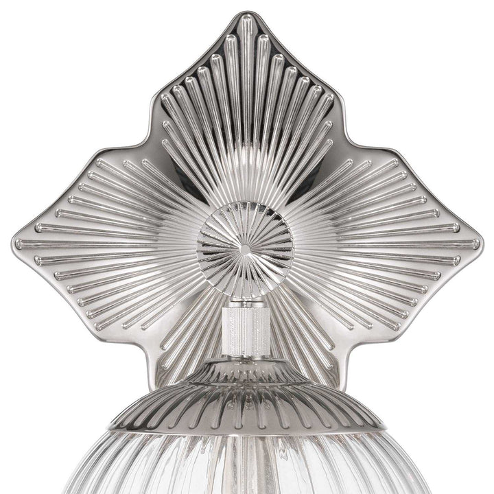 Crystorama - ORY-1001-PN-CL - One Light Wall Sconce - Orly - Polished Nickel