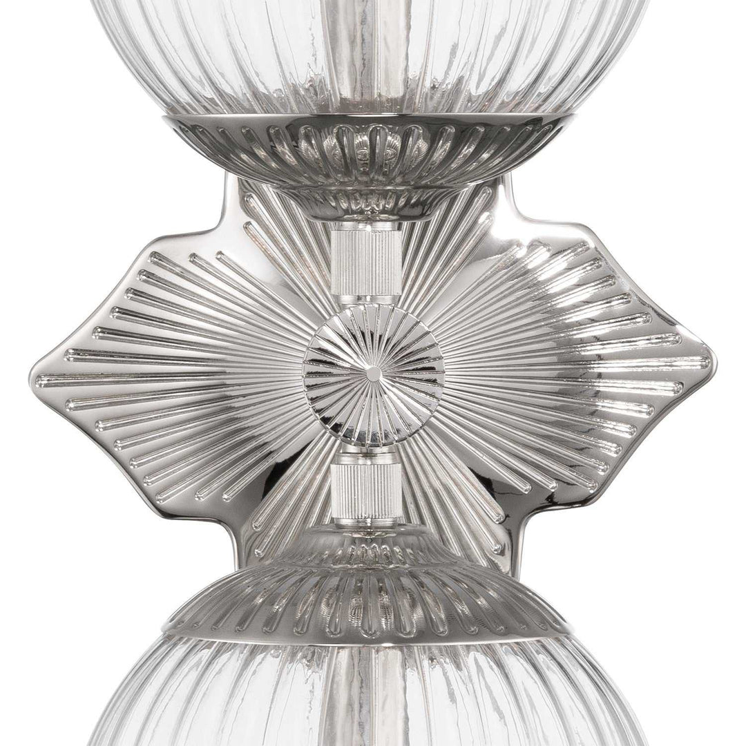 Crystorama - ORY-1002-PN-CL - Two Light Wall Sconce - Orly - Polished Nickel