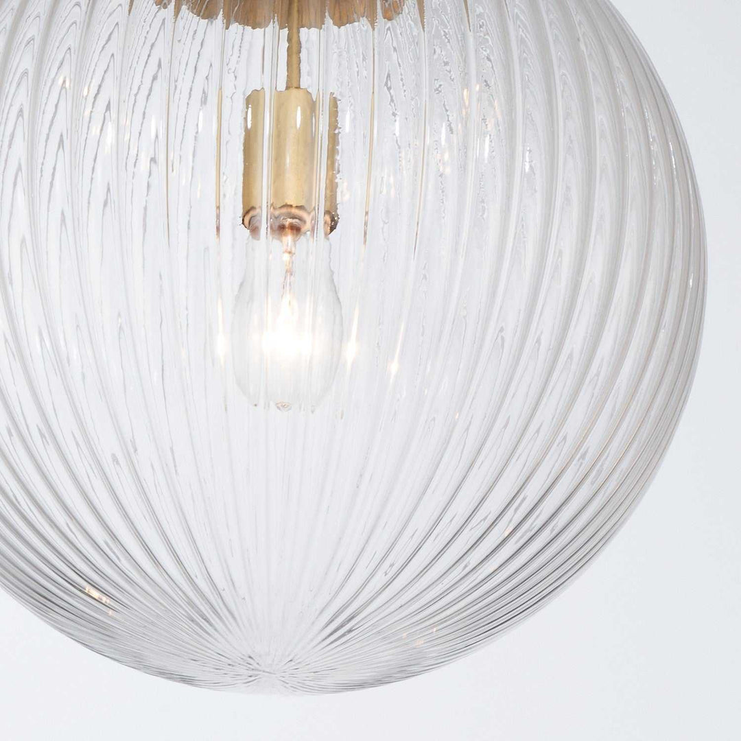 Crystorama - ORY-1007-AG-CL - One Light Pendant - Orly - Aged Brass