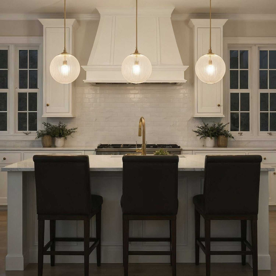 Crystorama - ORY-1007-AG-CL - One Light Pendant - Orly - Aged Brass
