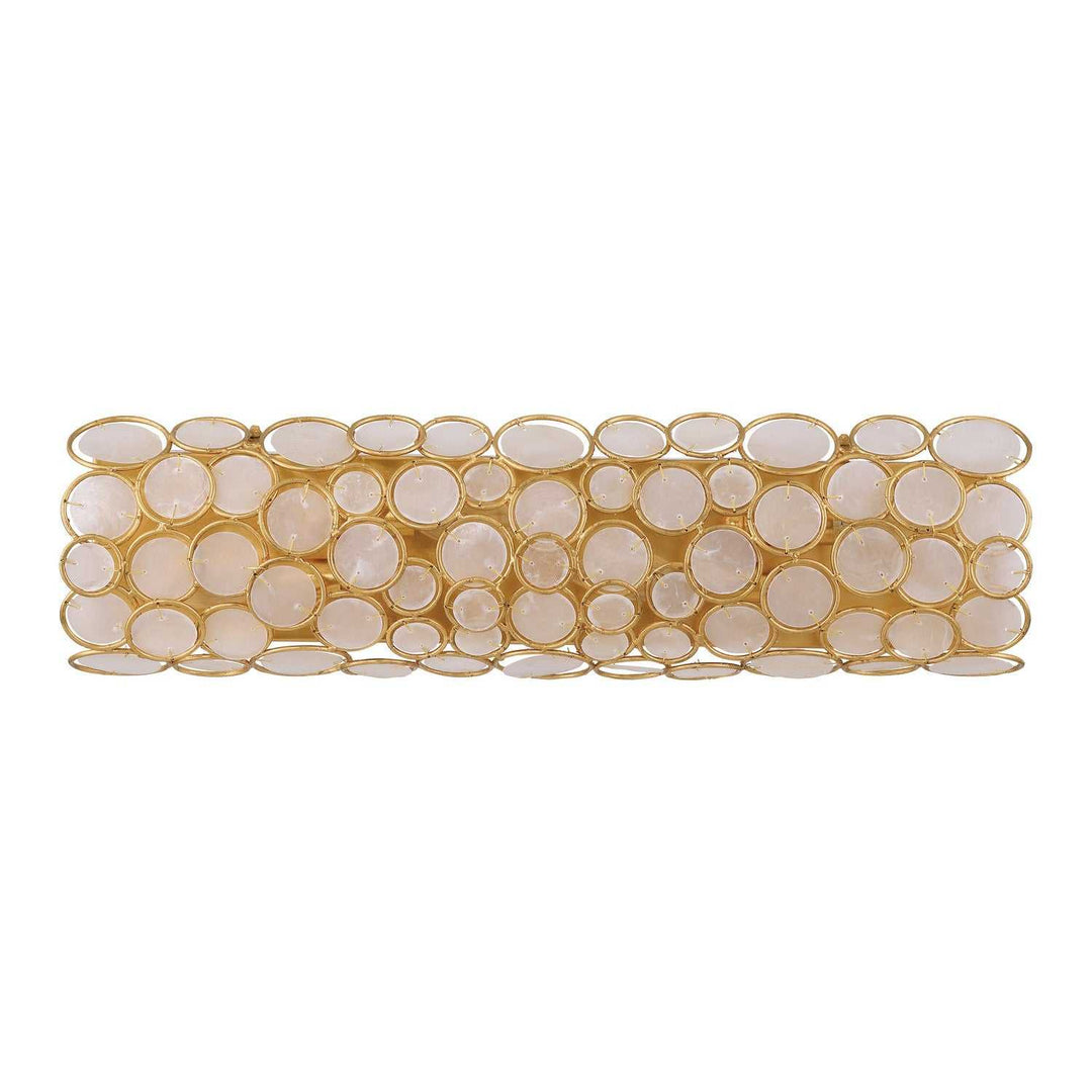 Crystorama - PAL-526-GA - Four Light Bath - Palla - Antique Gold