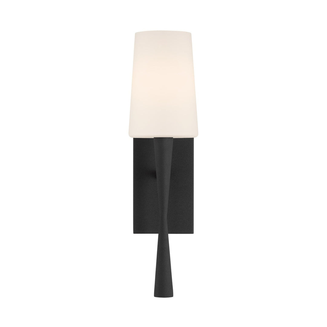 Crystorama - TRE-221-OP-BF - One Light Wall Sconce - Trenton - Black Forged