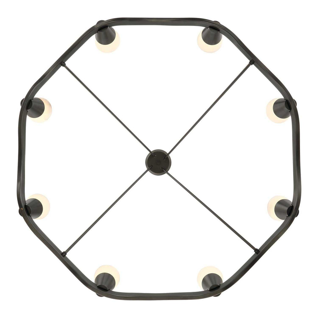 Crystorama - VNC-6508-NB - LED Chandelier - Vance - Bronze Noir