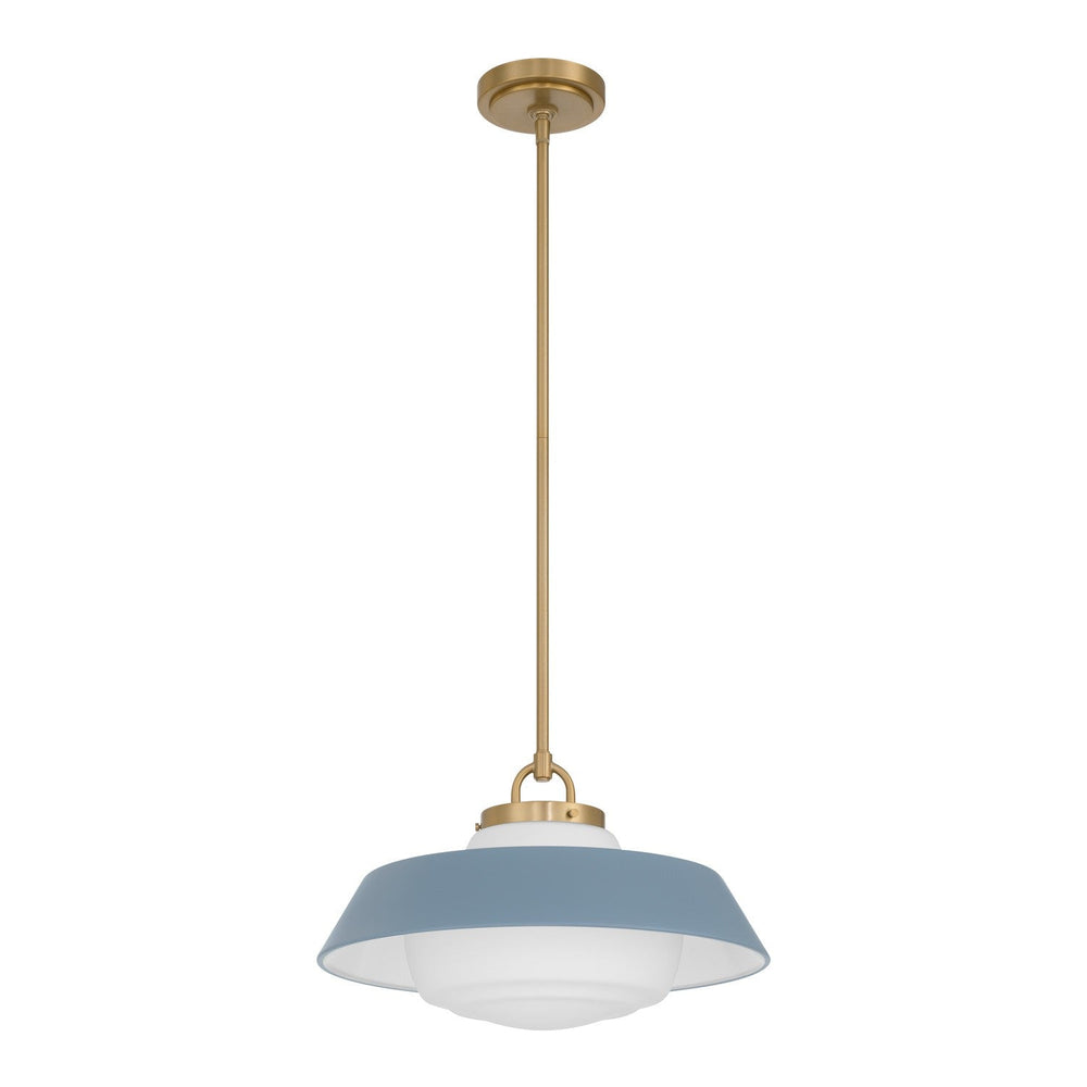 Crystorama - XAN-8006-VG-BL - One Light Pendant - Xander - Vibrant Gold