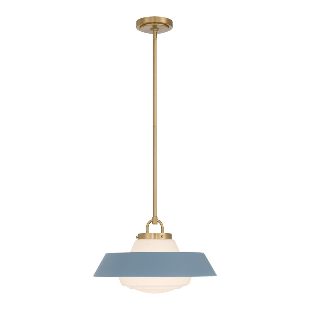 Crystorama - XAN-8006-VG-BL - One Light Pendant - Xander - Vibrant Gold