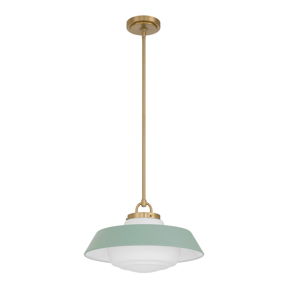 Crystorama - XAN-8006-VG-GR - One Light Pendant - Xander - Vibrant Gold