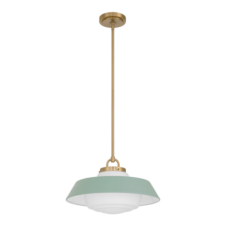 Crystorama - XAN-8006-VG-GR - One Light Pendant - Xander - Vibrant Gold