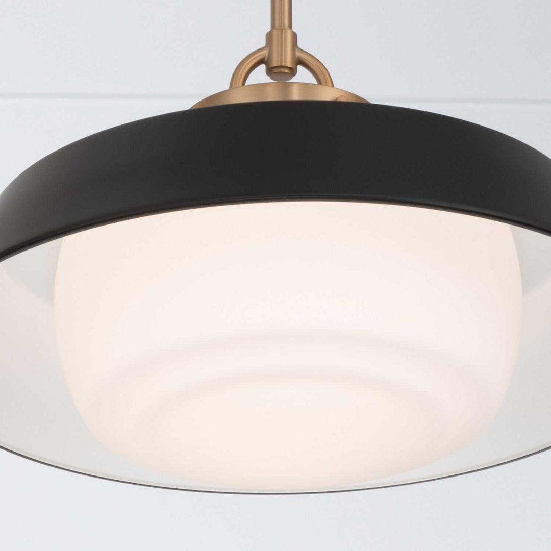 Crystorama - XAN-8006-VG-MK - One Light Pendant - Xander - Vibrant Gold