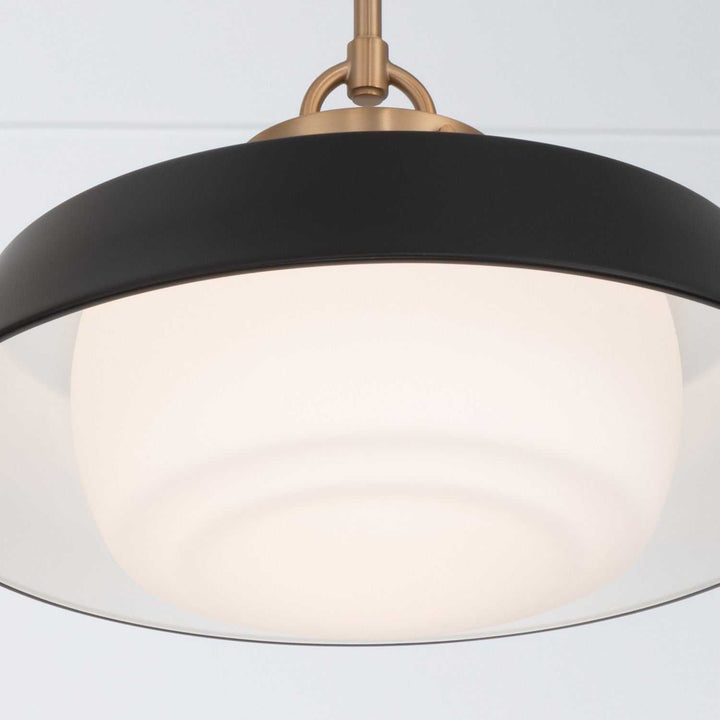 Crystorama - XAN-8006-VG-MK - One Light Pendant - Xander - Vibrant Gold