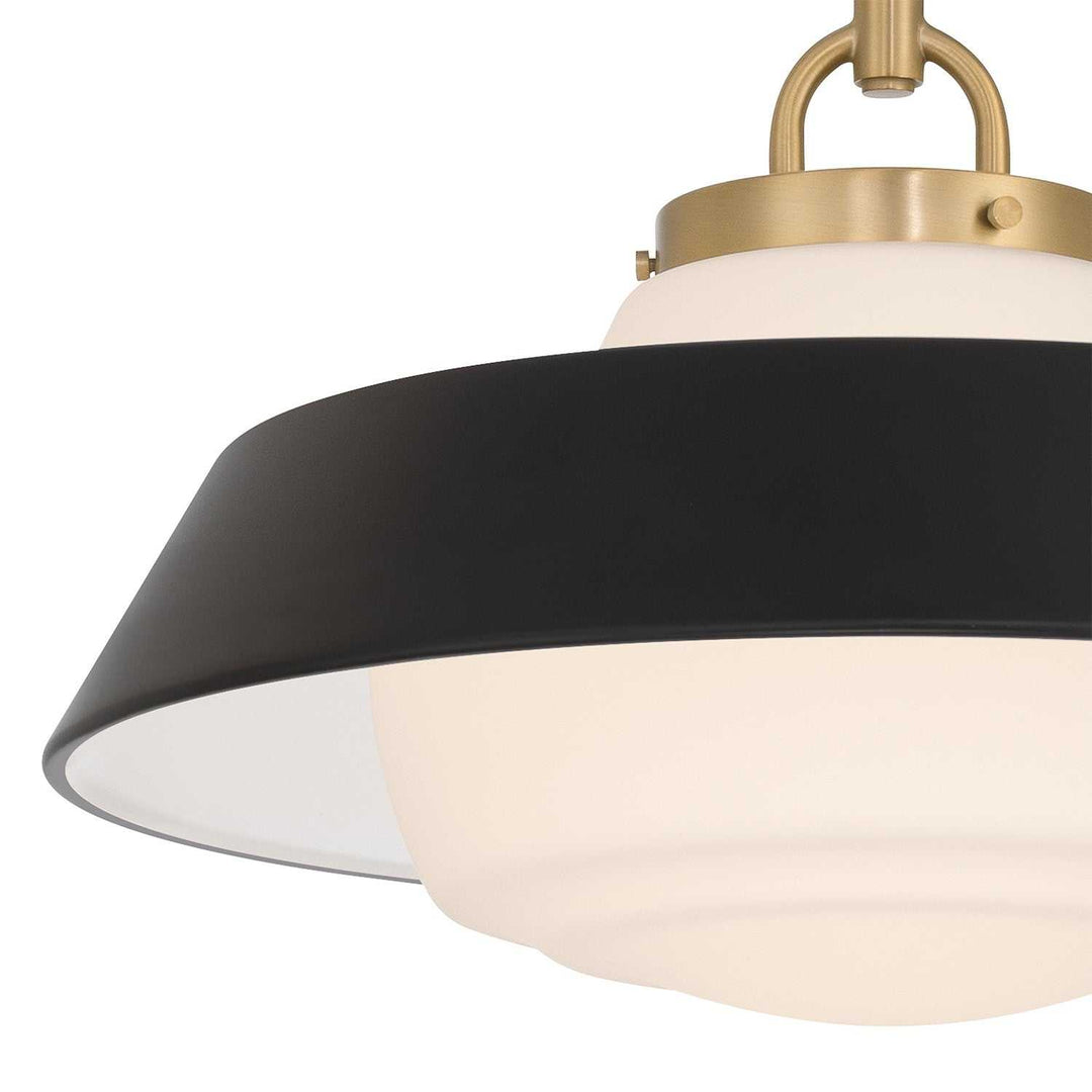 Crystorama - XAN-8006-VG-MK - One Light Pendant - Xander - Vibrant Gold