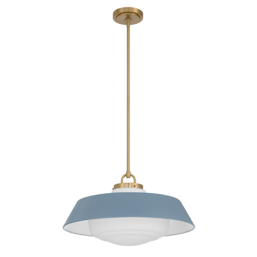 Crystorama - XAN-8009-VG-BL - Three Light Pendant - Xander - Vibrant Gold
