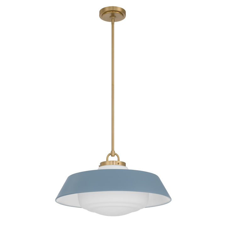 Crystorama - XAN-8009-VG-BL - Three Light Pendant - Xander - Vibrant Gold
