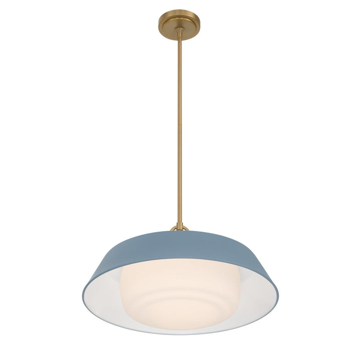 Crystorama - XAN-8009-VG-BL - Three Light Pendant - Xander - Vibrant Gold