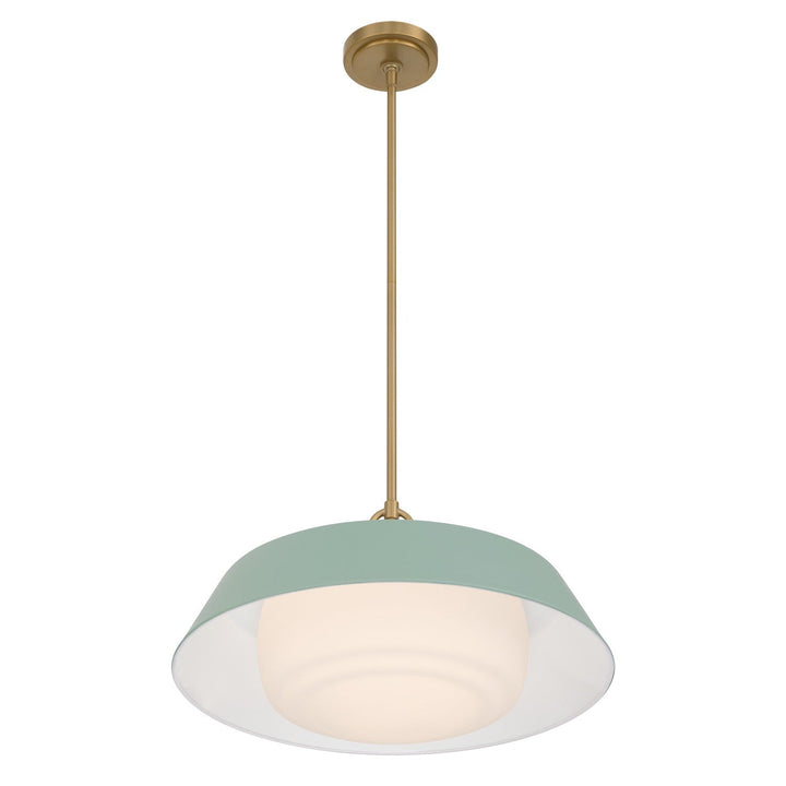 Crystorama - XAN-8009-VG-GR - Three Light Pendant - Xander - Vibrant Gold